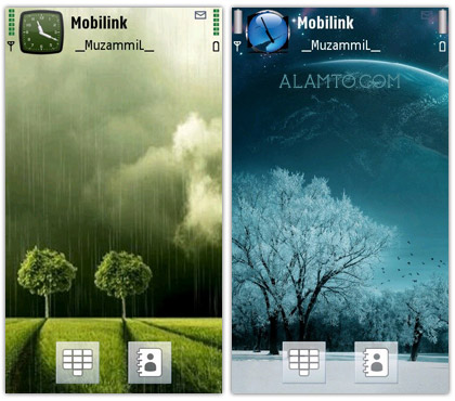 دو تم زیبای طبیعت برای نوکیا nokia s60v5