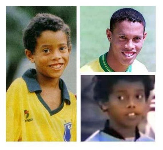 عکس کودکی و جوانی ستاره های دنیای فوتبال !